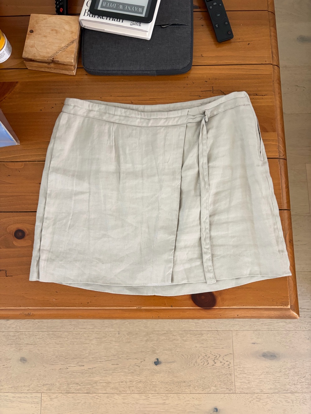 Helmut Lang Linen Blend skirt